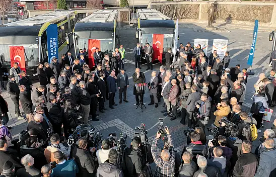 Kayseri Ulaşımına 15 Yeni Elektirikli Otobüs