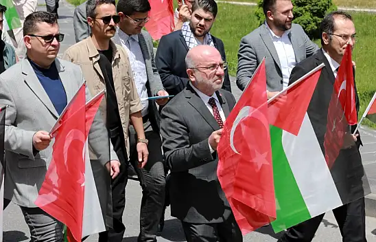 Kayseri Üniversitesi'nden 'Soykırıma Dur De' Yürüyüşü Gerçekleştirildi!