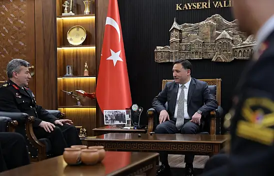 Kayseri Vali Gökmen Çiçek, Jandarma personelini ağırladı