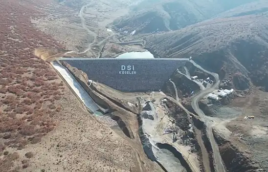 Kayseri yeni haftaya müjde ile başladı: Baraj inşaatında çalışmalar tamamlandı!