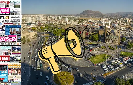 Kayseri yerel gazeteleri 13 Ekim gündemini belirledi!