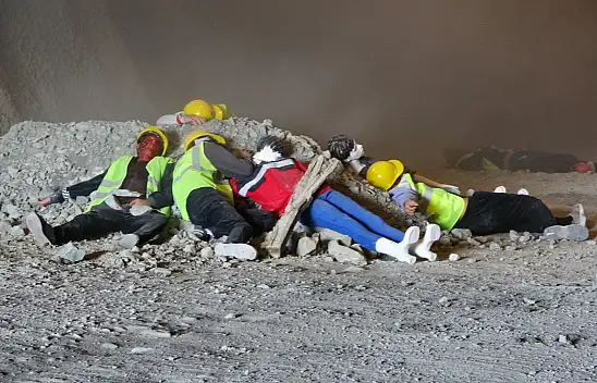 Kayseri-Yerköy yüksek hızlı tren hattında nefes kesen tatbikat!