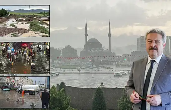 Kayseri'yi sel vurdu – Palancıoğlu'ndan dikkat çeken değerlendirme