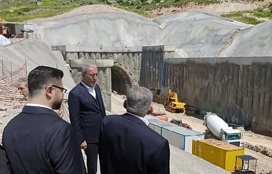 Kayseri Yüksek Hızlı Tren Projesinde inceleme: Yüzde 42'si tamamlandı!