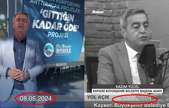 Kayserili başkan adayı kendi kendini yalanladı!