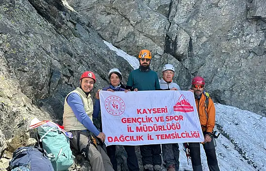 Kayserili dağcılar, Kaçkar'da zirvede!