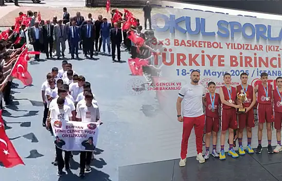 Kayserili devlet okulu kolejleri geride bıraktı - Türkiye şampiyonu oldu!