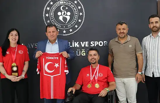 Kayserili milli sporcu Mısır'dan şampiyonlukla döndü!