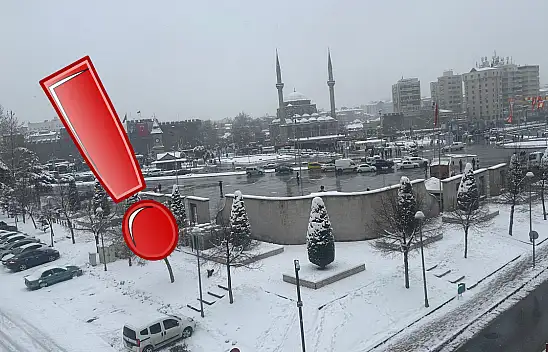 Kayserililer dikkat – Kuvvetli kar yağışı uyarısı yapıldı!