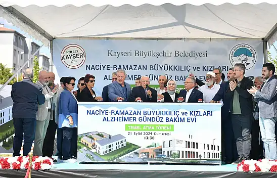 Kayserililerin beklediği  merkezin temeli atıldı