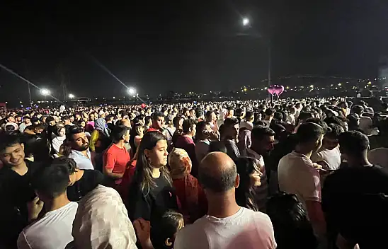 Kayserililer Millet Bahçesi'ne akın etti!