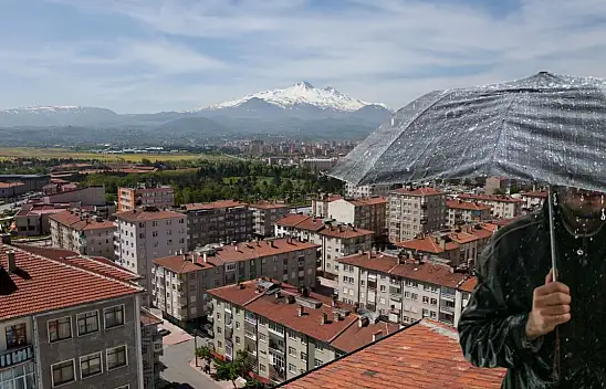 Kayserililer müjde: Yağmur geliyor!