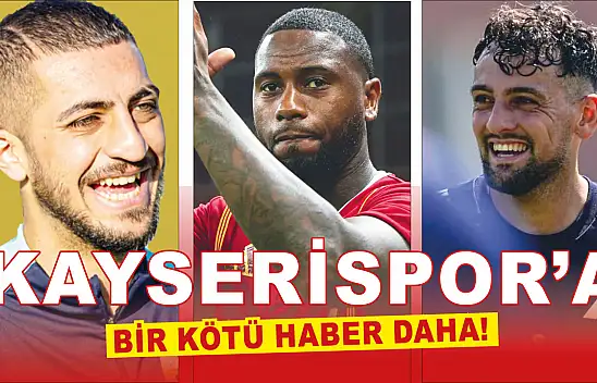 Kayserispor'a kötü haber! Yarı sezonu kapattı