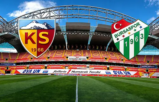 Kayserispor-Bursaspor maçı öncesi rekor kırıldı!