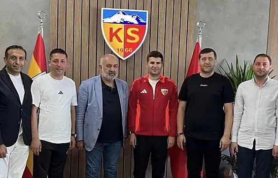 Kayserispor'da dikkat çeken ziyaret! Masada hangi başlıklar vardı?