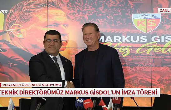 Kayserispor'da Markus Gisdol resmi imzayı attı! İşte ilk açıklaması...