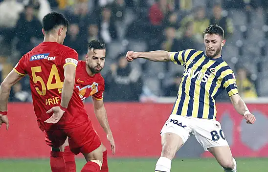 Kayserispor  - Fenerbahçe maçı öncesi dikkat çeken detay