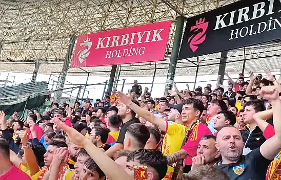 Kayserispor taraftarı Alanya'yı sarı-kırmızıya boyadı! Kapalı Kale'den efsane deplasman desteği...