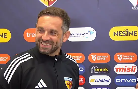 Kayserispor Teknik Direktörü Djalovic'in gülümseten anları… Bakın muhabire ne sözü verdi?