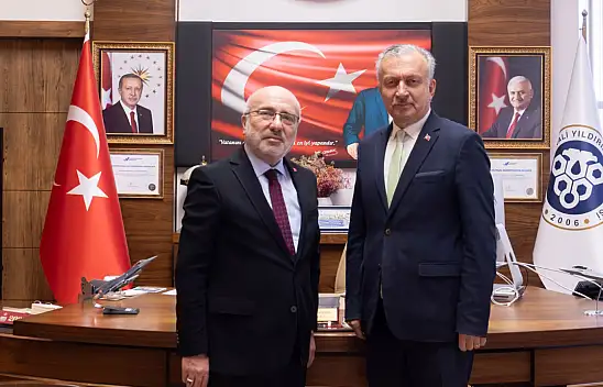 KAYÜ Rektörü Prof. Dr. Karamustafa, Erzincan Binali Yıldırım Üniversitesi'ni ziyaret etti!