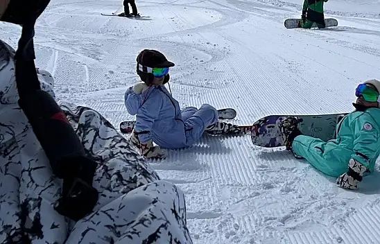 Kenan Sofuoğlu ve oğlu Erciyes'te şov yaptı!