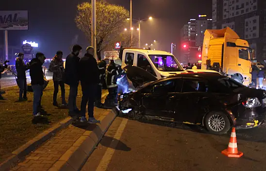 Kocasinan'da Zincirleme Kaza!