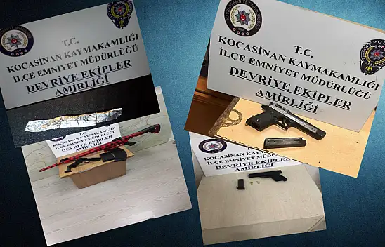 Kocasinan ilçe emniyetten bir haftalık başarı!