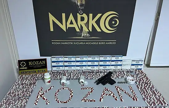 Narkotik polisi 1782 uyuşturucu hapı ele geçirdi!