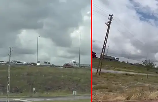 Kuzey Çevre Yolu'ndaki trafiğin sebebi ne? Görenler aracını terketti..