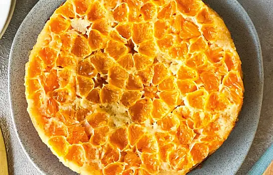 Mandalinalı Ters Yüz Kek Tarifi - Kış Tatlısı Tarifi - Pratik Tatlı Tarifleri