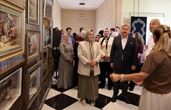 Melikgazi'de el emeği eserler görücüye çıktı