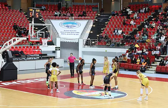 Melikgazi Kayseri Basketbol Hatay Büyükşehir Belediyespor'u Mağlup Etti!