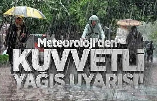 Meteoroloji'den Kayseri'ye Saatli Uyarı! Yağışlar Hangi Bölgelerde Etkili Olacak?