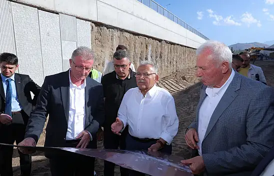 Meteoroloji Katlı Kavşağı'nda incelemeler bulunan Büyükkılıç açılış tarihini yineledi!