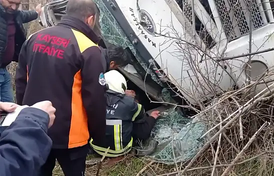 Mikserin İçinde Sıkışan Sürücünün Zor Anları