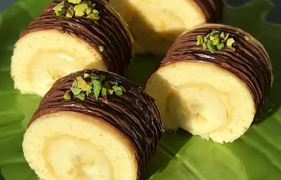 Muzlu Mini Rulo - Çay Yanına Tatlı Tarifi -  Pratik Tatlı Tarifi