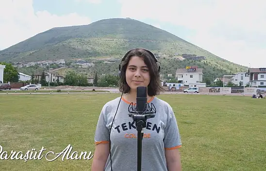 Öğrenciler şarkı söyledi