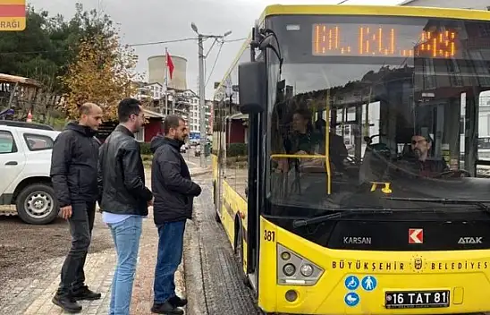Otobüs büyük coşkuyla karşılandı - Sebebi bakın ne?