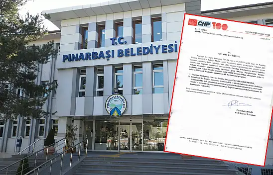 Pınarbaşı Belediyesi'ne kayyım talebi!