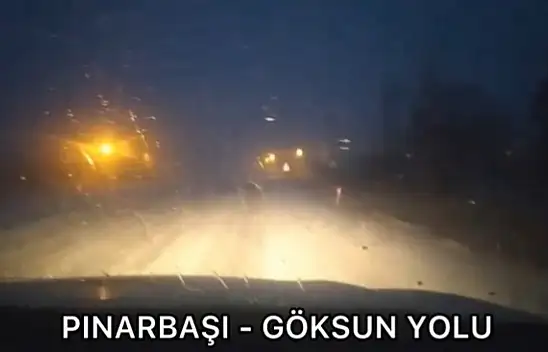 Pınarbaşı- Kahramanmaraş Karayolu hangi araçlar için trafiğe kapatıldı?