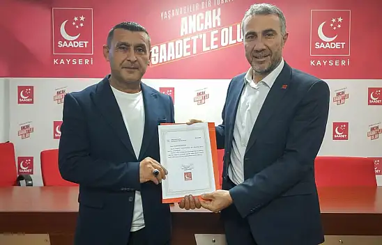 Saadet Partisi Melikgazi İlçe Başkanı değişti!