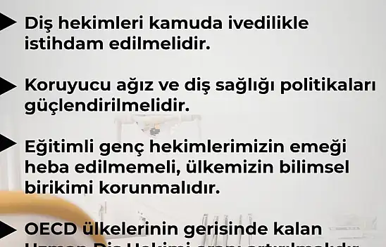 Sağlık-Sen'den diş hekimi atamalarına yönelik açıklama!