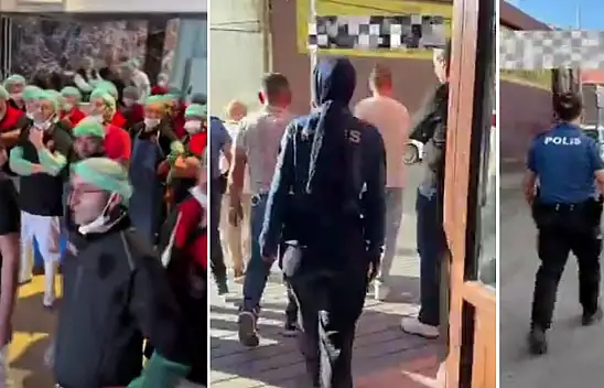 Şahin Sucukları'nda operasyon anı görüntüleri!