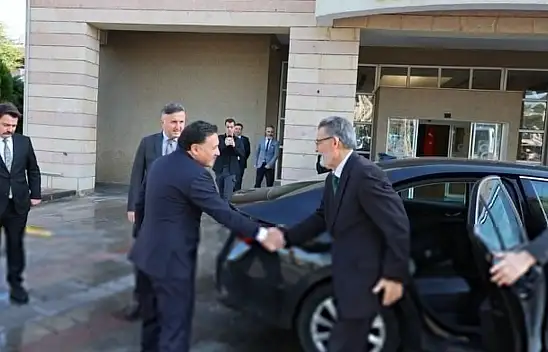 Sami Güçlü Kayseri'de! Vali Çiçek'le bir araya geldi