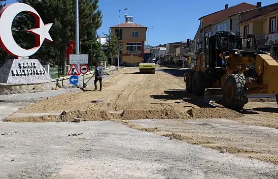 Sarız'da o caddeler baştan sona yenileniyor!
