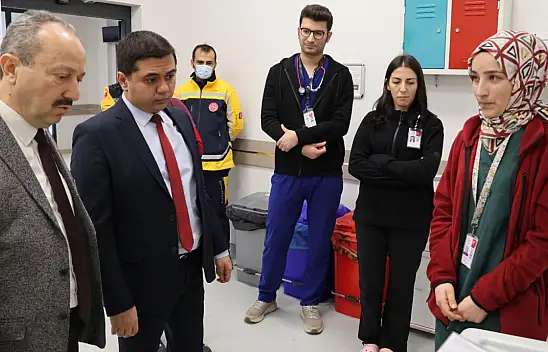 Sarız'da Sağlık Hizmetleri Ziyareti