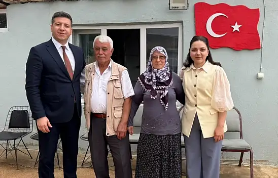 Sarız Kaymakamı Canol'dan hane ziyareti