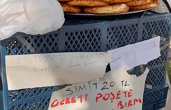 Simit tezgahına not bırakıp KPSS'ye girdi