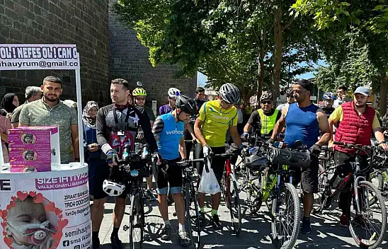 SMA'lı bebek için Kayseri'den İstanbul'a pedal çevirecek