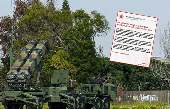Son Dakika: MSB'den Patriot Hava Savunma Sistemi açıklaması!